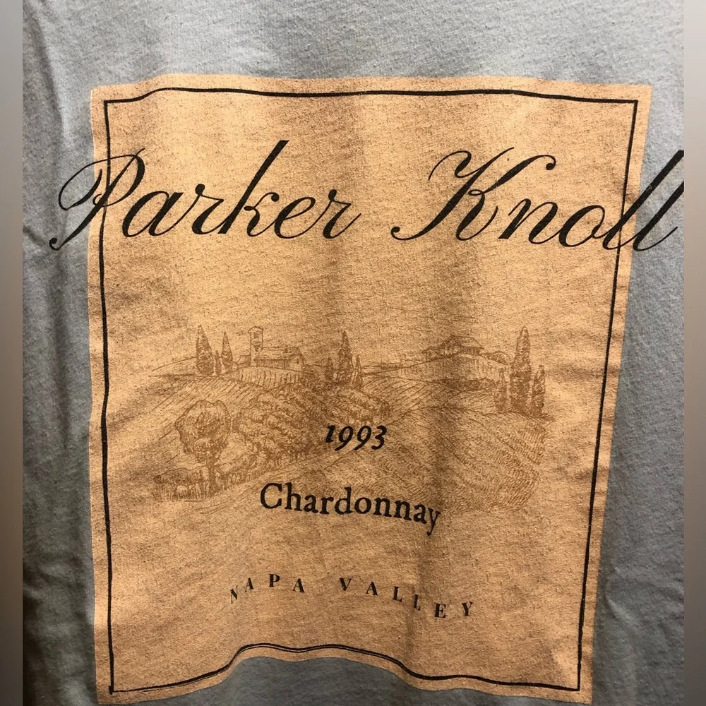 Parker Knoll t-shirt in baby blue. Size XL - Picture 2 of 5